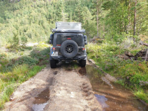 Norwegen Offroad Tour - erst einmal dem Jeep die richtige Optik verpassen :-)