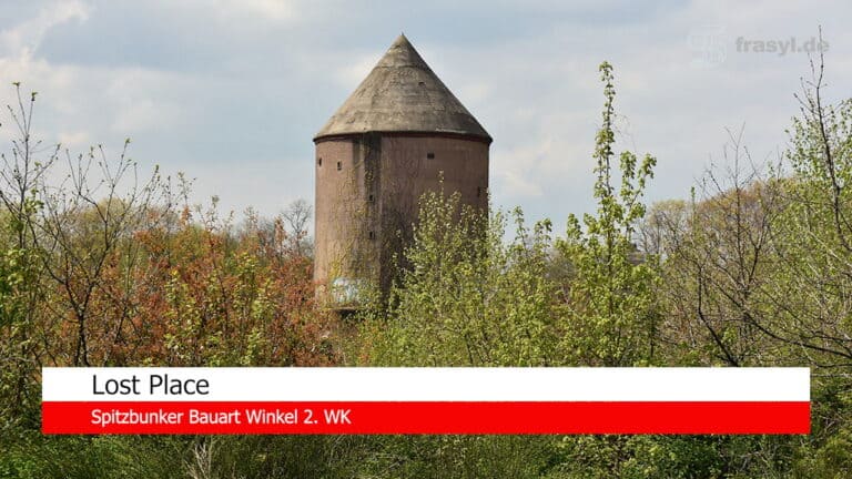 Lost Place Spitzbunker Bauart Winkel 2. Weltkrieg mit erhaltener Einrichtung und Luftfilteranlage