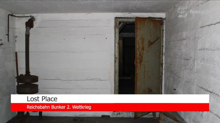 Lost Place Reichsbahn Bunker unberührt mit Luftfilteranlagen und Bänken aus dem 2. Weltkrieg B0048
