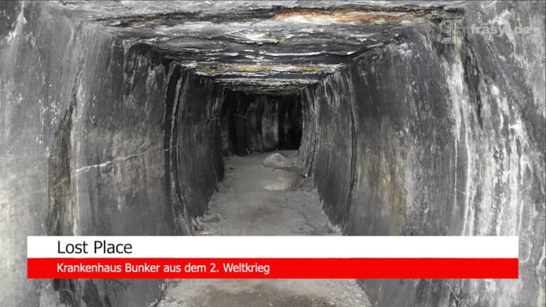 Lost Place Krankenhaus Bunker 2. Weltkrieg mit Türen, Gängen, Räumen und Sicherheitsbereich - B0058