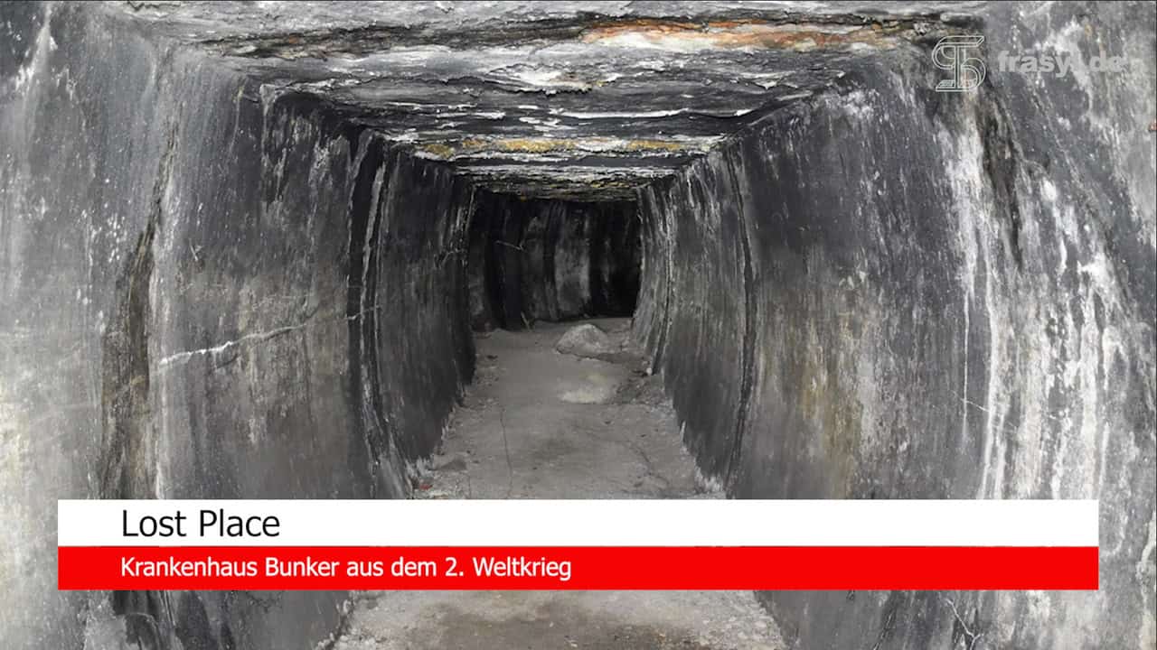 Lost Place Krankenhaus Bunker 2. Weltkrieg mit Türen, Gängen, Räumen und Sicherheitsbereich - B0058