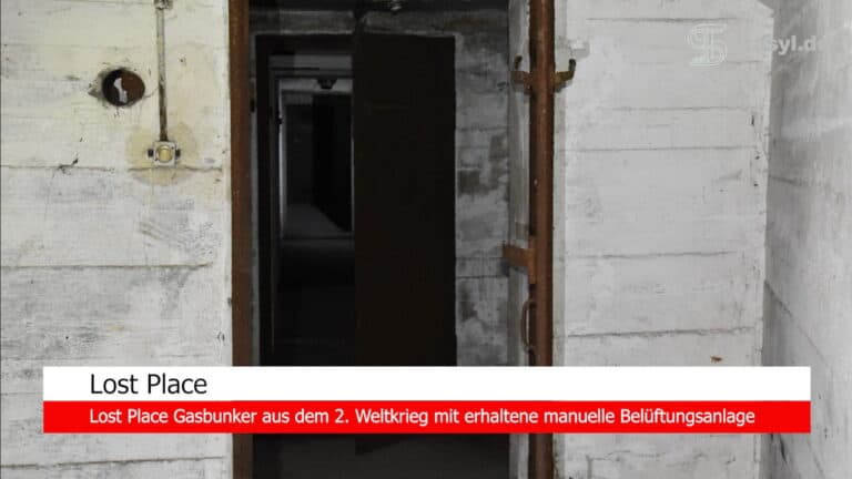 Lost Place Gasbunker / Schutzbunker des 2 Weltkrieg mit Belüftungsanlage und orig. Beschriftungen