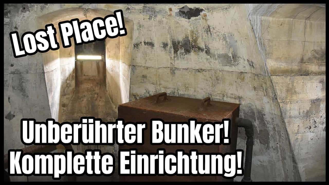 Lost Place Weltkriegsbunker komplett eingerichtet und unversehrt vorgefunden nach 70 Jahren! - N0152