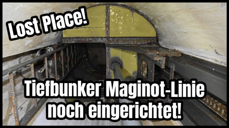 Lost Place Bunker Frankreich der Maginot-Linie mit Geschütztürmen, Maschinen, Einrichtung uvm. TOP!