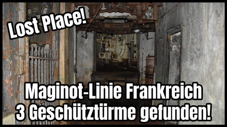Lost Place Maginot-Linie - Tiefbunker mit DREI! Geschütztürmen und umfangreicher Einrichtung TOP!