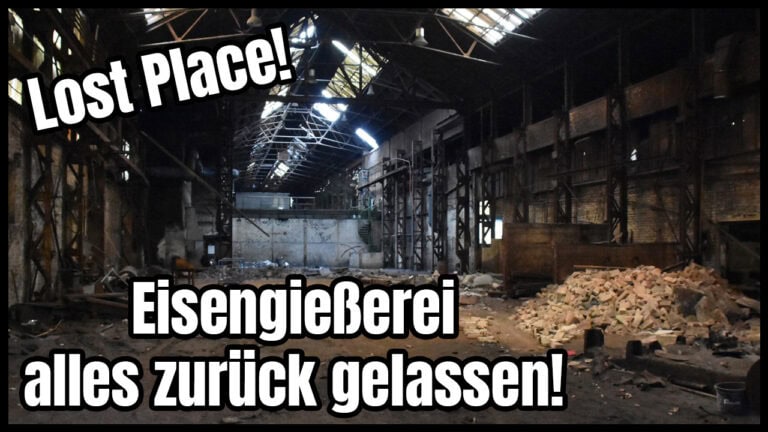 Lost Place Eisenwerk für Eisengießerei und Gusstechnik - alle Gussformen zurück gelassen! - I0141