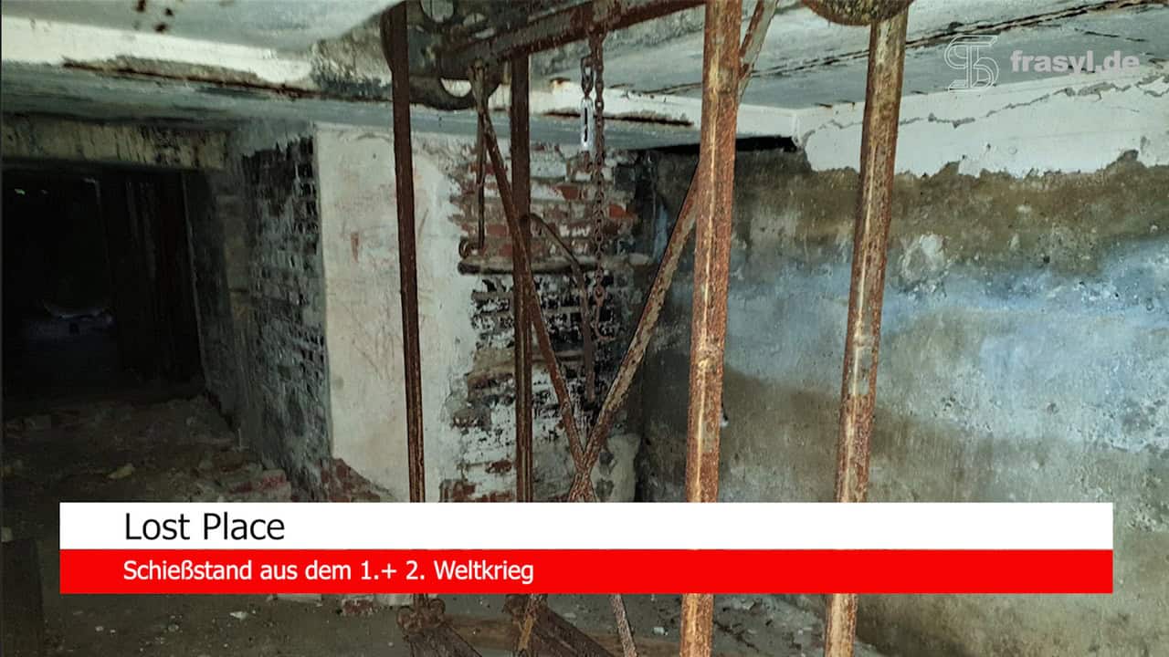 Lost Place Schießstand / Schießanlage auf einem Militärgelände erbaut vor dem 1. Weltkrieg - M0007